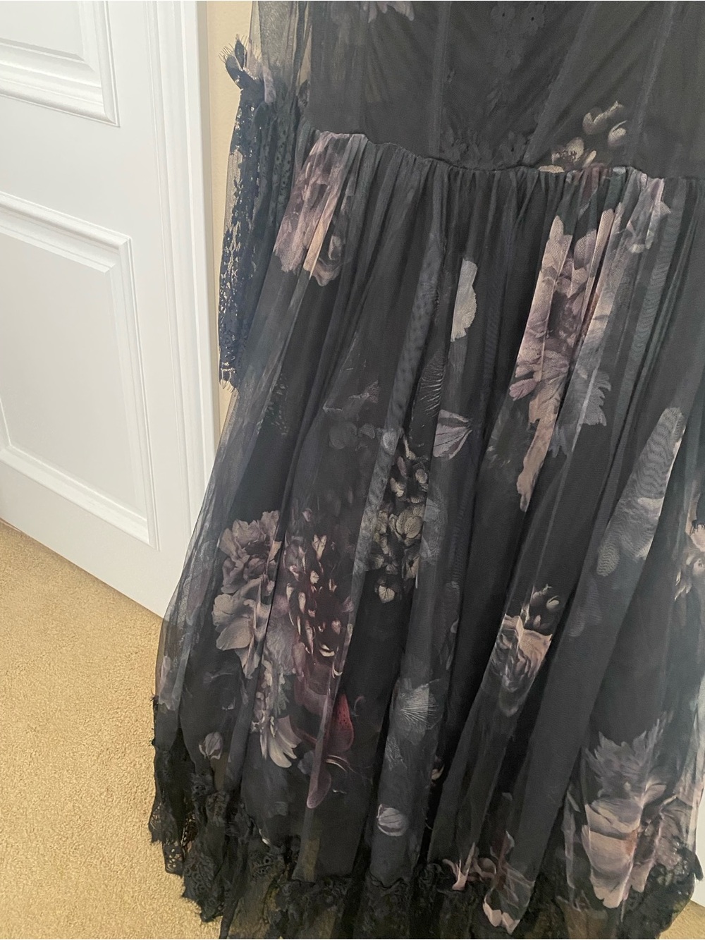 Widow Sheer Gothic Maxi Dress - Picture 11 of 14